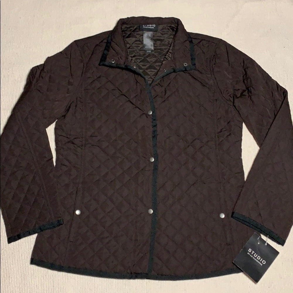New Brown Quilted Jacket
